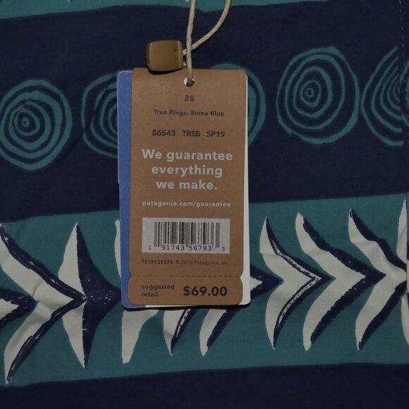 Patagonia Stretch Wavefarer 21" Board Shorts Quick Drying DWR UPF50 Sizes 28 30 - Picture 4 of 8